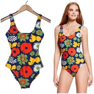 Marimekko x Target | Women | Bold Floral Beach One Piece Swimsuit | XS